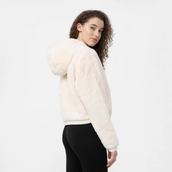 ELLESSE Μπουφάν Γούνινο REIDI SGP09613 Εκρού - Image 4