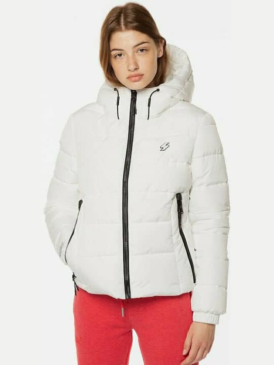 ΓΥΝΑΙΚΕΙΟ ΜΠΟΥΦΑΝ SUPERDRY SPIRIT SPORTS ΚΟΝΤΟ ΕΚΡΟΥ W5010964A-01C - Image 1