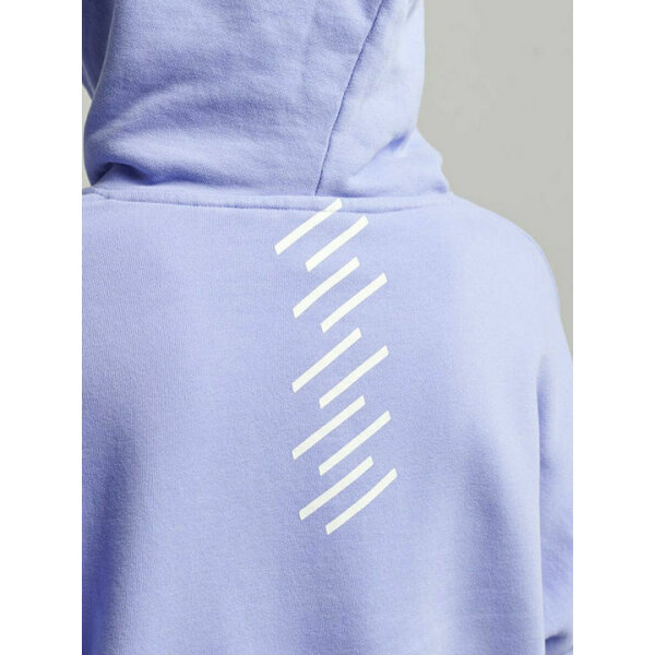 Superdry Cropped Γυναικείο Φούτερ με Κουκούλα Μωβ  W2011398A 7KG - Image 5