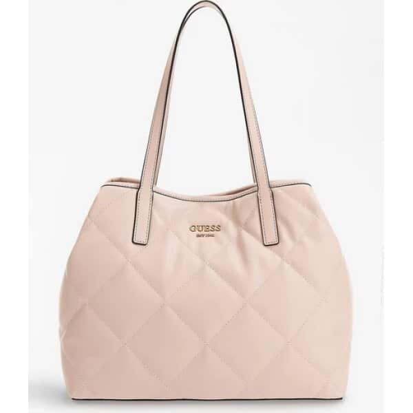 guess-vikky-hwqq6995240-nud Γυναικεία Τσάντα Vikky Large Tote Ροζ Guess HWQQ6995240 - Image 1