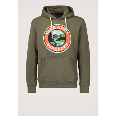 Ανδρική Φούτερ SUPERDRY VINTAGE TRAVEL M2011958A Χακί