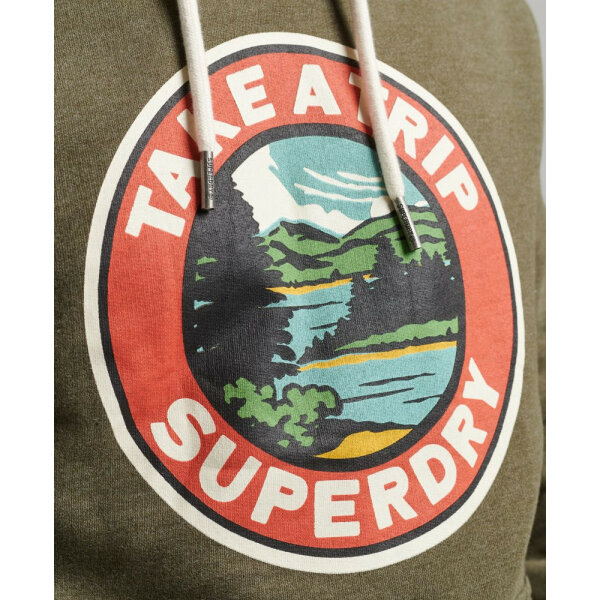 upload9223368955666087486 Ανδρική Φούτερ SUPERDRY VINTAGE TRAVEL M2011958A Χακί - Image 2