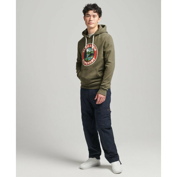 upload9223368955666087491 Ανδρική Φούτερ SUPERDRY VINTAGE TRAVEL M2011958A Χακί - Image 4