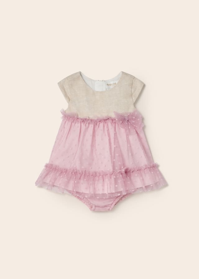 Παιδικό Φόρεμα Τούλι Ροζ 23-01819-058 - Emporio Shop