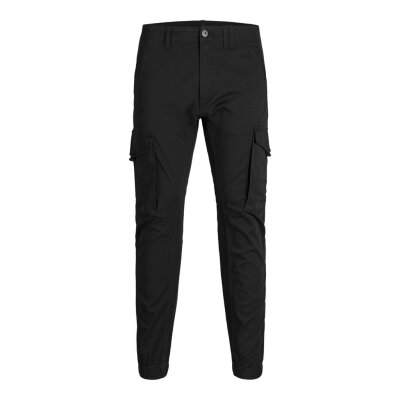 Ανδρικό Παντελόνι JACK & JONES CARGO 12139912 Μαύρο