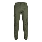 Ανδρικό Παντελόνι JACK & JONES CARGO 12141844 Πράσινο