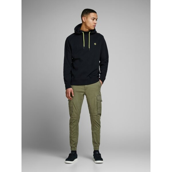 12141844_2856637_style Ανδρικό Παντελόνι JACK & JONES CARGO 12141844 Πράσινο - Image 9