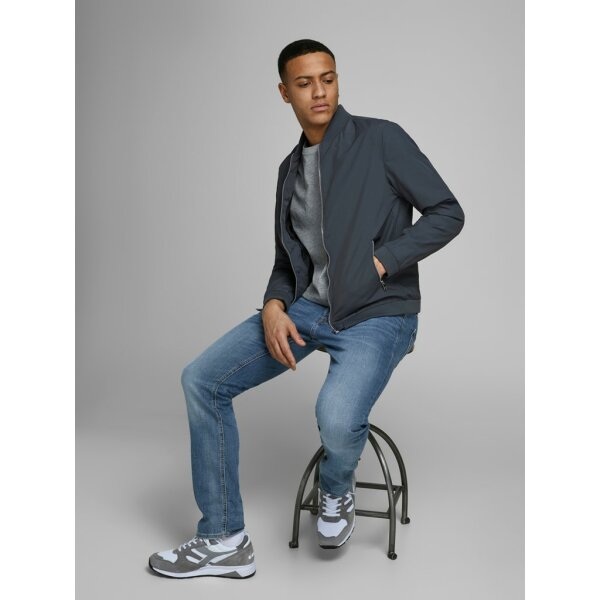 12146866_2937269_creative Ανδρικό Παντελόνι JACK & JONES Τζιν 12146866 Μπλέ Ανοιχτό - Image 4