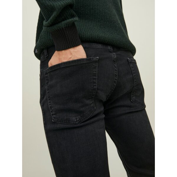 Ανδρικό Παντελόνι JACK & JONES Τζιν 12202099 Μαύρο - Image 6