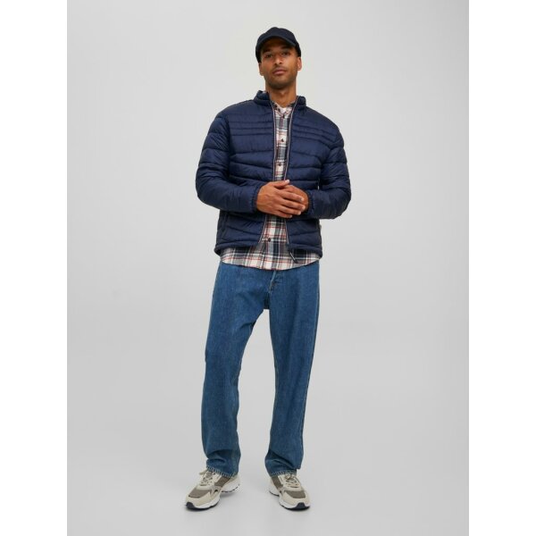 12211788_3918866_front full Ανδρικό Μπουφάν JACK & JONES PUFFER 12211788 Μπλέ - Image 7