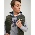 Ανδρικό Γιλέκο Αμάνικο JACK & JONES 12211790 Χακί - Image 3