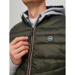 Ανδρικό Γιλέκο Αμάνικο JACK & JONES 12211790 Χακί - Image 4