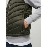 Ανδρικό Γιλέκο Αμάνικο JACK & JONES 12211790 Χακί - Image 5
