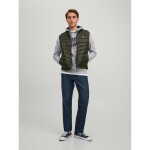 Ανδρικό Γιλέκο Αμάνικο JACK & JONES 12211790 Χακί - Image 6
