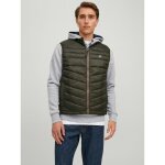 Ανδρικό Γιλέκο Αμάνικο JACK & JONES 12211790 Χακί - Image 7