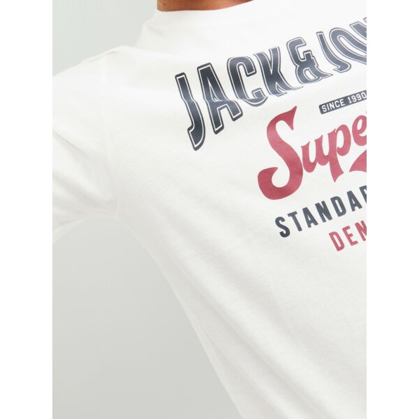 Ανδρική Μπλούζα JACK & JONES 12220500 Μπέζ - Image 5