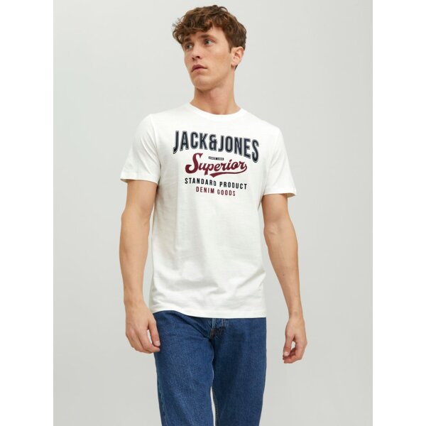 Ανδρική Μπλούζα JACK & JONES 12220500 Μπέζ - Image 7