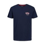 Ανδρική Μπλούζα JACK & JONES PLUS SIZE 12225325 Μπλέ