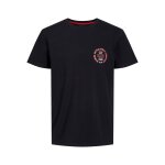 Ανδρική Μπλούζα JACK & JONES PLUS SIZE 12225325 Μαύρο