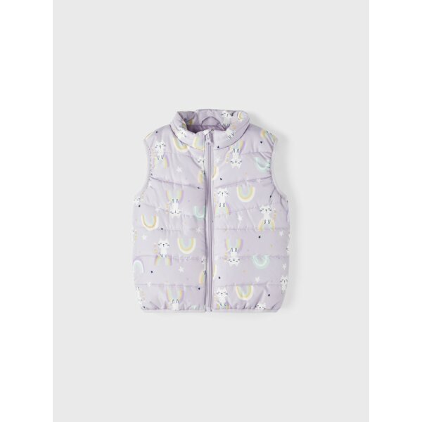 13211739_4083677_front_1 Παιδικό Γιλέκο για Κορίτσι NMFMYLANE VEST RAINBOW Name it 13211739 - Image 4