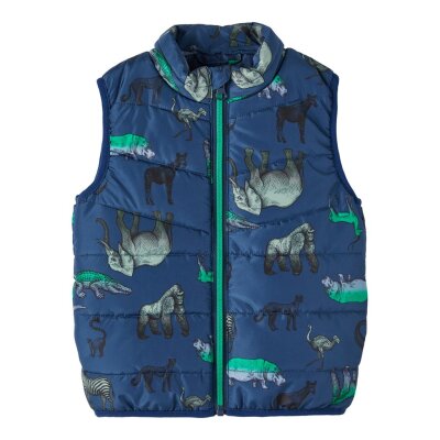 Παιδικό Γιλέκο Μπλέ NMMMYLANE VEST ANIMALS Name it 13211819
