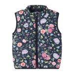 Παιδικό Γιλέκο για Κορίτσι Μπλέ NMFMYLANE VEST FLOWERS Name it 13217632