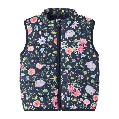 Παιδικό Γιλέκο για Κορίτσι Μπλέ NMFMYLANE VEST FLOWERS Name it 13217632