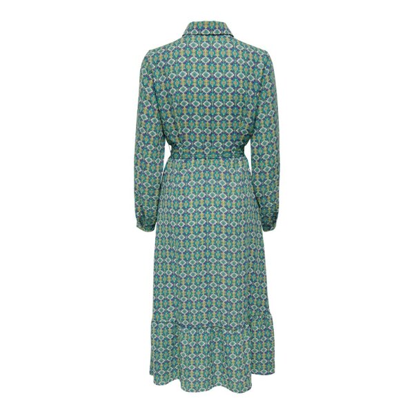 15242084_4158472_back ΓΥΝΑΙΚΕΙΟ ΦΟΡΕΜΑ ONLY ONLALMA LIFE POLY EMILY SHIRT DRESS AOP 15242084 - Image 2