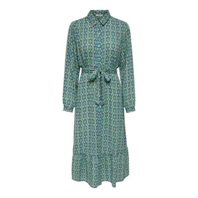 ΓΥΝΑΙΚΕΙΟ ΦΟΡΕΜΑ ONLY ONLALMA LIFE POLY EMILY SHIRT DRESS AOP 15242084