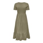 ΓΥΝΑΙΚΕΙΟ ΦΟΡΕΜΑ ΧΑΚΙ ONLY ONLMAY S/S PEPLUM CALF DRESS BOX JRS 15252525 - Image 2