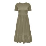 ΓΥΝΑΙΚΕΙΟ ΦΟΡΕΜΑ ΧΑΚΙ ONLY ONLMAY S/S PEPLUM CALF DRESS BOX JRS 15252525