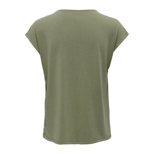 ΓΥΝΑΙΚΕΙΟ ΜΠΛΟΥΖΑΚΙ ΧΑΚΙ ONLY ONLFREE S/S MODAL STITCH TOP JRS 15285624 - Image 2