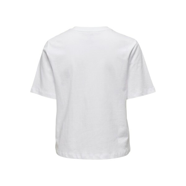 ΓΥΝΑΙΚΕΙΟ ΜΠΛΟΥΖΑΚΙ ΛΕΥΚΟ ONLY  ONLMAUVE BOXY S/S WOMAN TOP BOX JRS 15286644 - Image 2