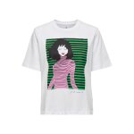 ΓΥΝΑΙΚΕΙΟ ΜΠΛΟΥΖΑΚΙ ΛΕΥΚΟ ONLY ONLMAUVE BOXY S/S WOMAN TOP BOX JRS 15286644
