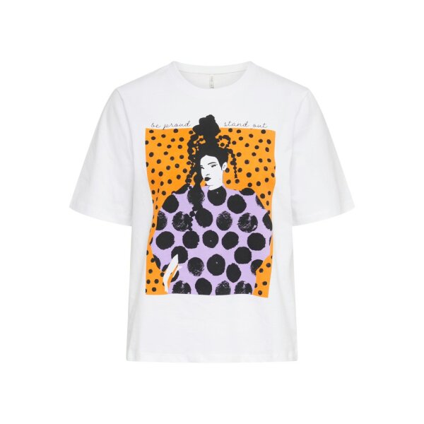 15286644_4150319_front ΓΥΝΑΙΚΕΙΟ ΜΠΛΟΥΖΑΚΙ ΛΕΥΚΟ PROUD ONLY  ONLMAUVE BOXY S/S WOMAN TOP BOX JRS 15286644 - Image 1