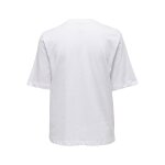 ΓΥΝΑΙΚΕΙΟ ΜΠΛΟΥΖΑΚΙ ΑΣΠΡΟ ONLY ONLCLEMENTINE BOXY S/S FOIL TOP BOX JRS 15286714 - Image 2