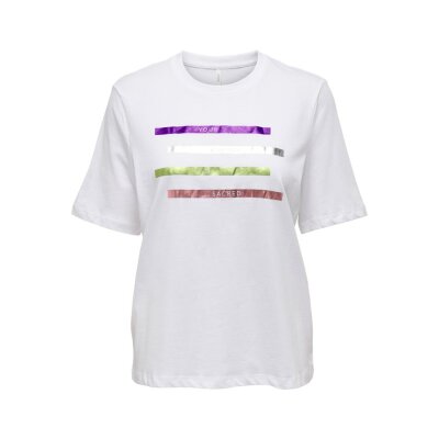 ΓΥΝΑΙΚΕΙΟ ΜΠΛΟΥΖΑΚΙ ΑΣΠΡΟ ONLY ONLCLEMENTINE BOXY S/S FOIL TOP BOX JRS 15286714