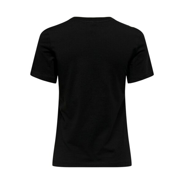 ΓΥΝΑΙΚΕΙΟ ΜΠΛΟΥΖΑΚΙ ΜΑΥΡΟ ONLY ONLCORA REG S/S WORD TOP BOX JRS 15286729 - Image 2