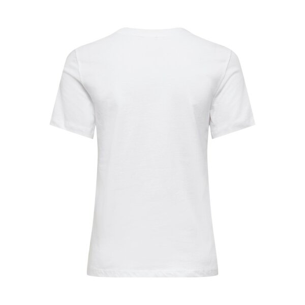 ΓΥΝΑΙΚΕΙΟ ΜΠΛΟΥΖΑΚΙ ΛΕΥΚΟ ONLY ONLCORA REG S/S WORD TOP BOX JRS 15286729 - Image 2