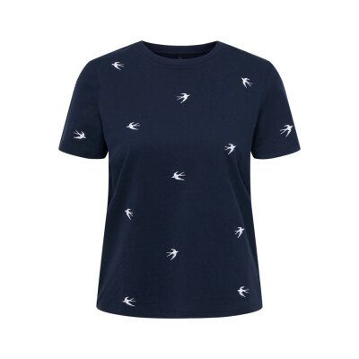 ΓΥΝΑΙΚΕΙΟ ΜΠΛΟΥΖΑΚΙ ΜΠΛΕ ONLY ONLKETTY S/S O-NECK TOP BOX JRS 15288473