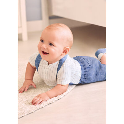 Παιδικό Σετ Παντελόνι Κοντό Τιράντες Μπλέ 23-01262-074