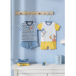 Παιδικό Σετ 4 Τεμάχια Μακό Κοντά Κίτρινο 23-01621-024