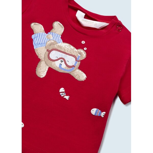 23-01624-068-L-6 Παιδικό Σετ Μαγιό Κόκκινο 23-01624-068 - Image 3