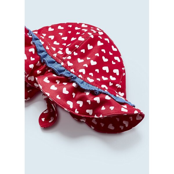 23-01692-051-L-8 Παιδικό Σετ Μαγιό Με Καπέλο Κόκκινο 23-01692-051 - Image 5