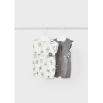 Παιδικό Σετ 2 Φορμάκια Κοντά Γκρι 23-01743-069