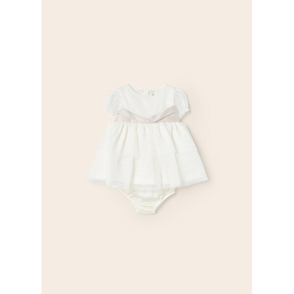 23-01811-083-L-4 Παιδικό Φόρεμα Τούλι Αμπιγιέ Εκρού 23-01811-083 - Image 1