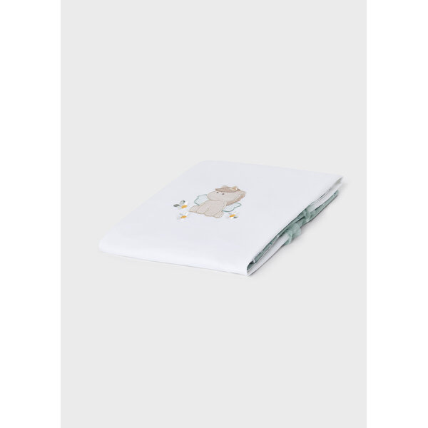 23-09250-064-L-4 Παιδική Κουβέρτα Με Κέντημα Πράσινη 23-09250-064 - Image 1