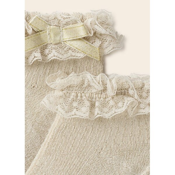 23-09593-010-L-5 Παιδικό Καλτσάκι Αμπιγιέ Μπεζ 23-09593-010 - Image 2