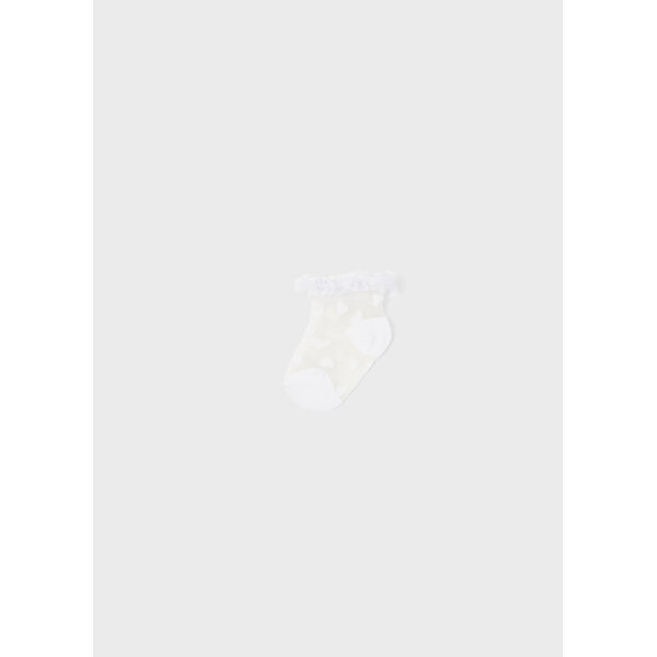 23-09594-019-L-4 Παιδικό Καλτσάκι Ντεβορέ Λευκό 23-09594-019 - Image 1