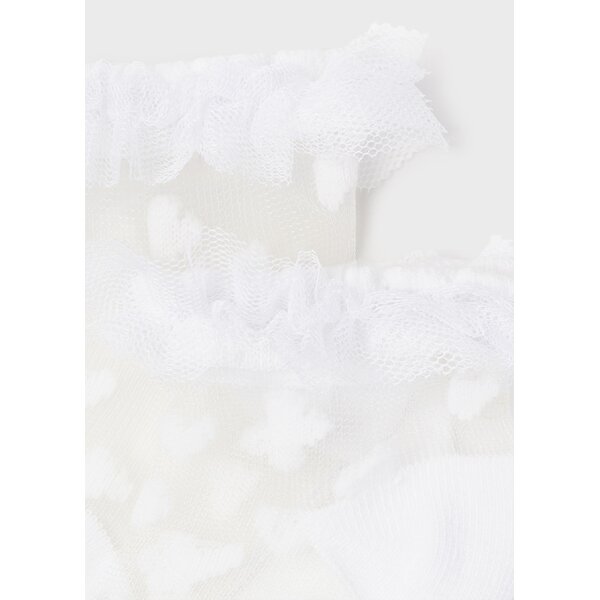 23-09594-019-L-5 Παιδικό Καλτσάκι Ντεβορέ Λευκό 23-09594-019 - Image 2